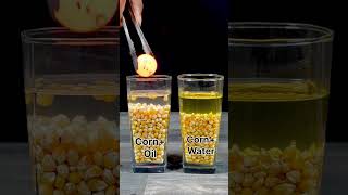 Experiment : 1000°C RHCB vs Popcorn+Oil and Popcorn+Water 