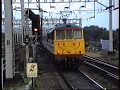 British Rail InterCity-Watford Junction July 1991 with class 47, 86, 87, 90s + 313 EMU