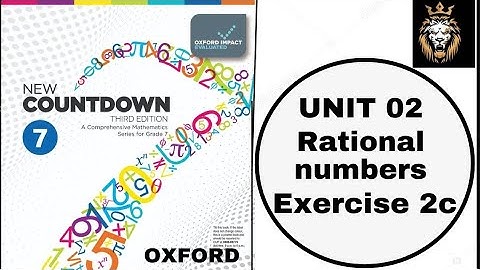 Class 7th New countdown(3rd Edition) | Exercise 2C, Question no. 5 & 6 | @Mathcityhub#maths