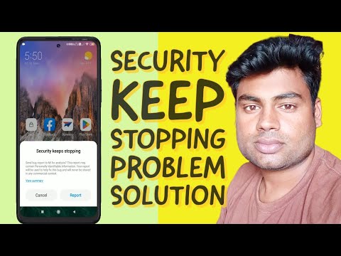 Security keep stopping problem solution, any mi, redmi, poco, Xiaomi phone