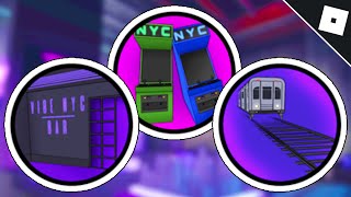 How to get the NYC STATION, NYC BAR, AND ARCADE BADGES in VIBE NYC | Roblox