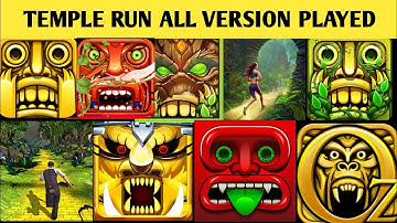 TEMPLE RUN ALL VERSION PLAYED