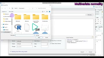 Uji normalitas multivariat dengan R