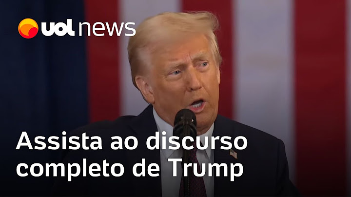 Posse de Trump: Assista ao discurso completo de Trump na cerimônia de posse como presidente dos EUA