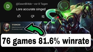 How I got 80% winrate on proxy singed