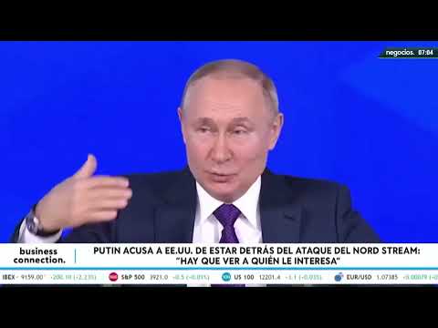 Putin acusa a EEUU de estar detr&aacute;s del ataque del Nord Stream: "hay que ver a qui&eacute;n le interesa"