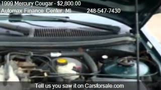1999 Mercury Cougar Base 2dr V6 Hatchback for sale in Madiso 99 Mercury Cougar For Sale