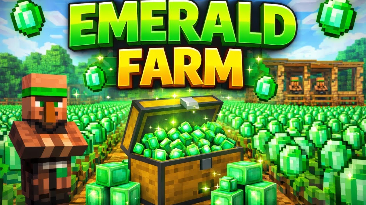 Unlimited Emeralds?! Minecraft Emerald Farm LIVE