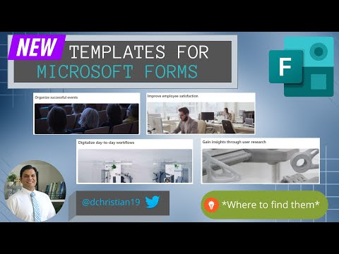 New Templates for Microsoft Forms!