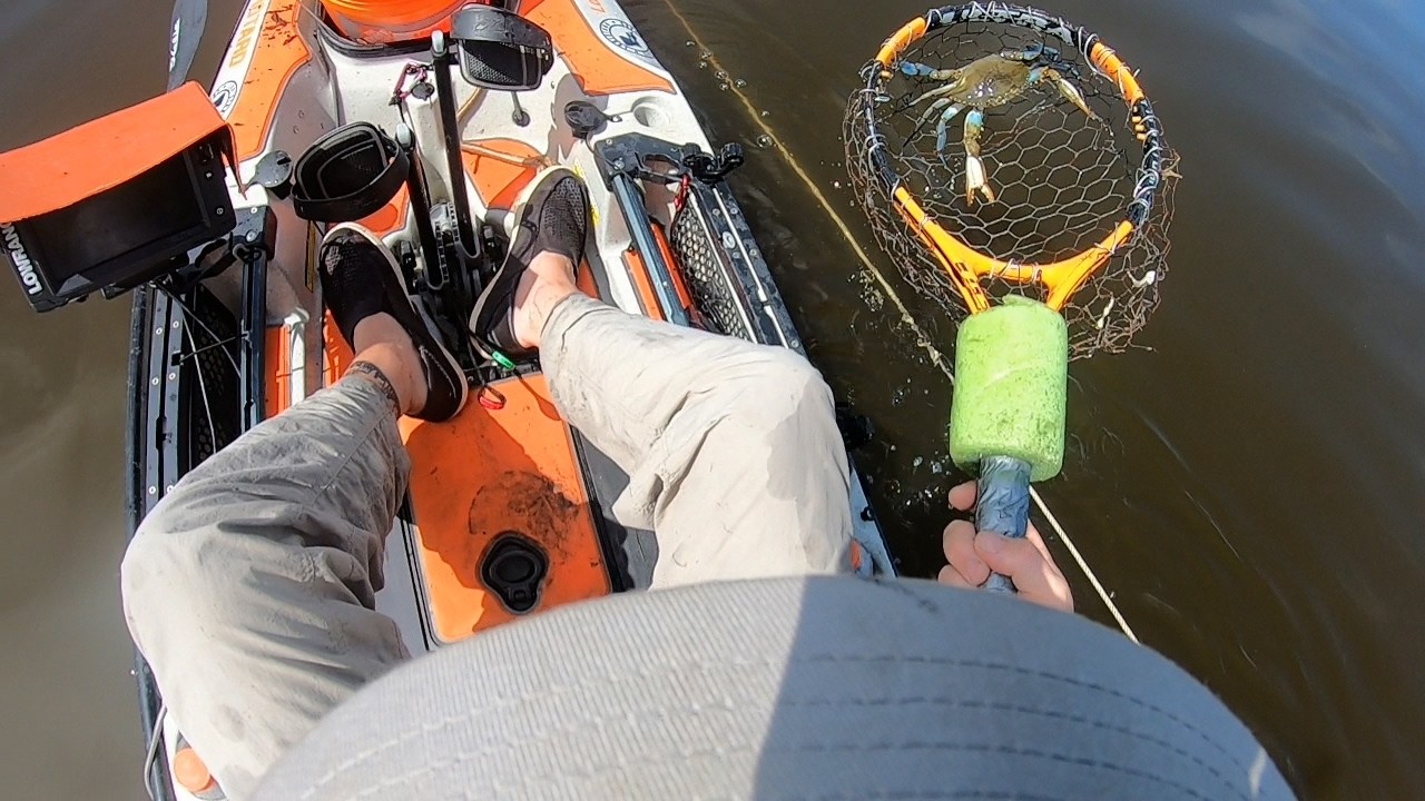 Kayak Crabbing in Bayou Dularge | Catching Blue Crabs on Hobie Kayaks | TFC Adventure
