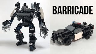 LegoTransformers Movie Barricade (+ Frenzy)
