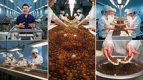 How Sturgeon Caviar are Made in Factories | HOW IT'S MADE