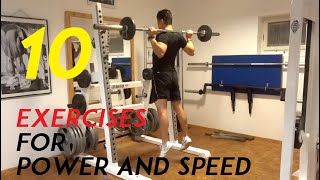 10 EXERCISES to improve POWER and SPEED - karate weight training - TEAM KI