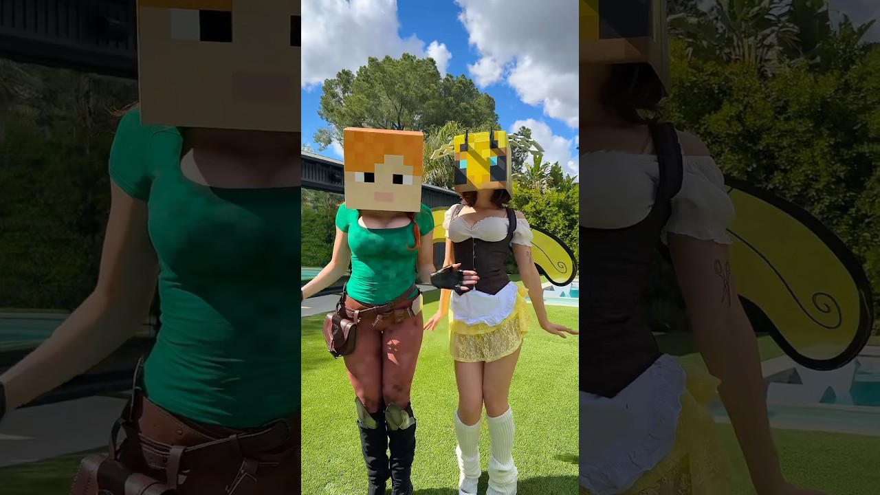 just vibing 🐝 #minecraft #minecraftcosplay #cosplay