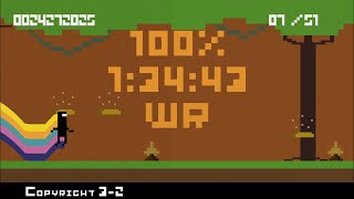 BIT.TRIP RUNNER 100%/All gold 1:34:43 WORLD RECORD