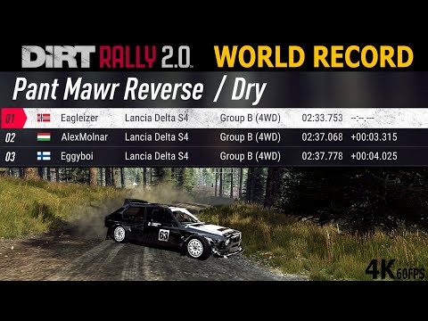 WORLD RECORD - Pant Mawr Reverse - Lancia Delta S4 - 02:33.753 - DR2