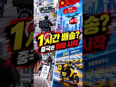 중국의 ‘한 시간 배송’…한국도 곧 이렇게 될까요?   #중국정보통 #중국트렌드 #중국생활 #중국경제 #배달 #배송 #당일배송 #유통 #쇼츠 #한국과중국