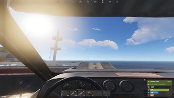 i jumped on cargo with a car