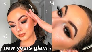 NEW YEARS EVE GLAM MAKEUP TUTORIAL! | ft. Morphe 39L Palette!