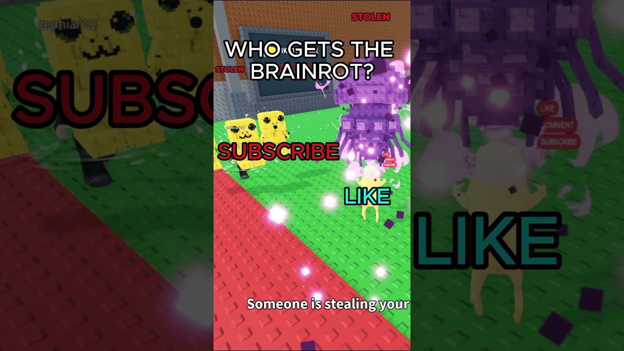  He Stole THE SECRET At The SAME Time Roblox Stealabrainrot Robloxshorts