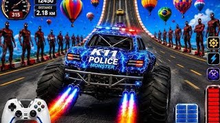 79 Monster Truck Mega Ramp Madness | Extreme Stunts & Insane Crashes 🔥 Mega Ramp Racing new vedio screenshot 4