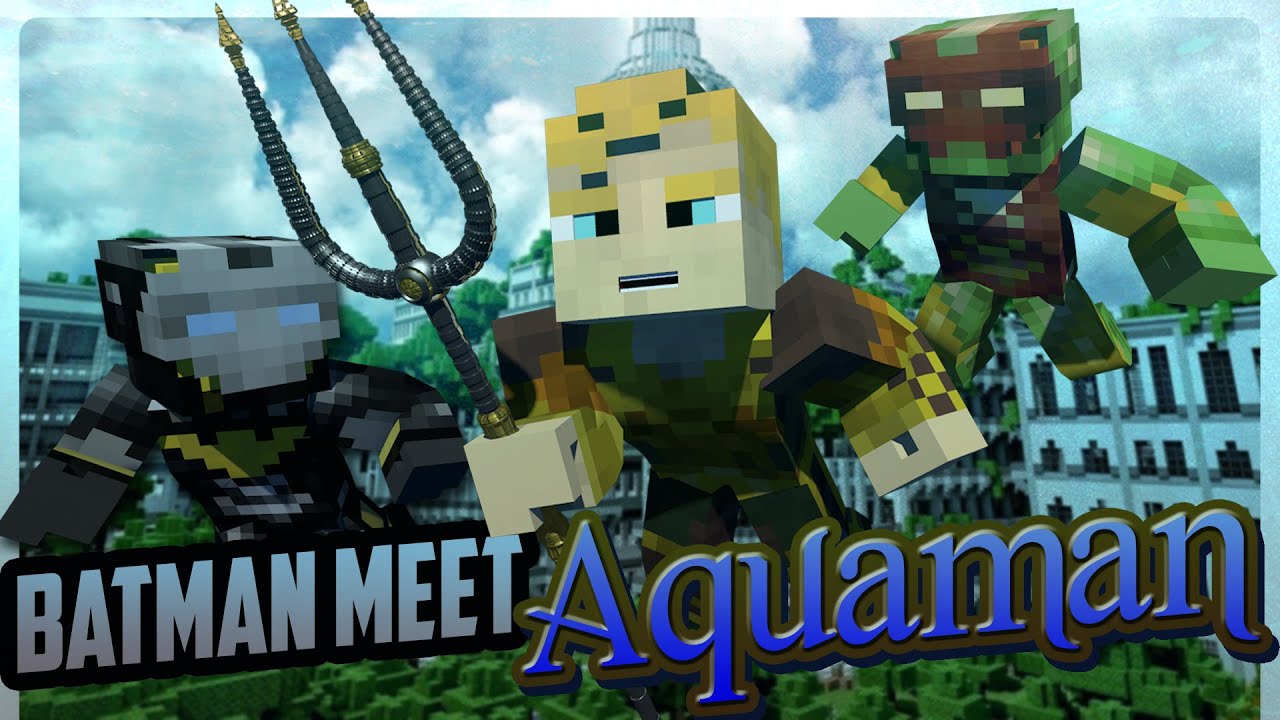 Batman and Robin Meet Aquaman! (Minecraft Roleplay)