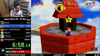 70 Star N64 1:04:34 TheMexicanRunner
Date of Run: August 23rd 2017
This is being uploaded here for leaderboard purposes. This video is not monetized. 70 Star N64 1:04:34 TheMexicanRunner