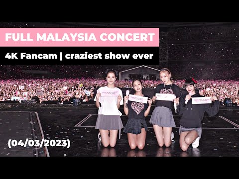 4K | BLACKPINK Full Concert in Kuala Lumpur - Malaysia (04/03/2023)