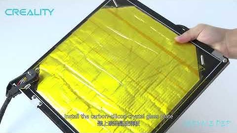 Service tutorial CR 10 V3 the hotbed replacement