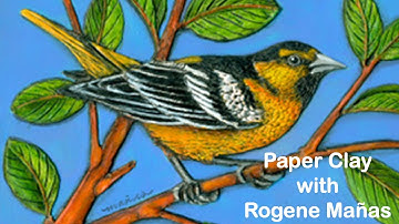 Sneak Peek of Rogene Mañas Dimensional Art with Paper Clay