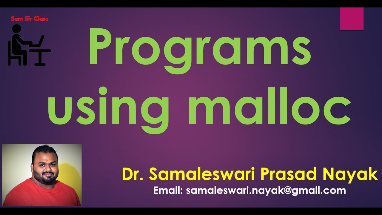 55.Programs using malloc - YouTube