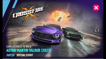 NFS No Limits | NFSNL | Crossfire | Aston Martin Valour (2023) | 0 gold spent | Day 1 Frostburnt
