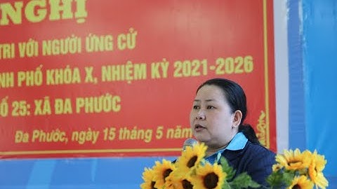 Chương trình hành động - ứng cử viên đại biểu HĐND TP. Hồ Chí Minh khóa X - Đơn vị số 25