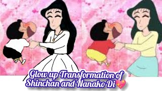 Glow Up Transformation Of Shinchan And Nanako Dishinchan In Hindimy Favourite Shinchan Videos