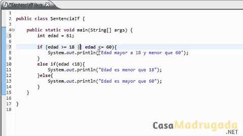 Tutorial Java - 9 - Mas de Sentencia IF ELSE