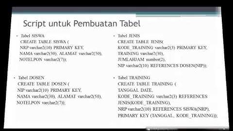 Praktikum 14 - Studi Kasus Pelatihan Oracle VB