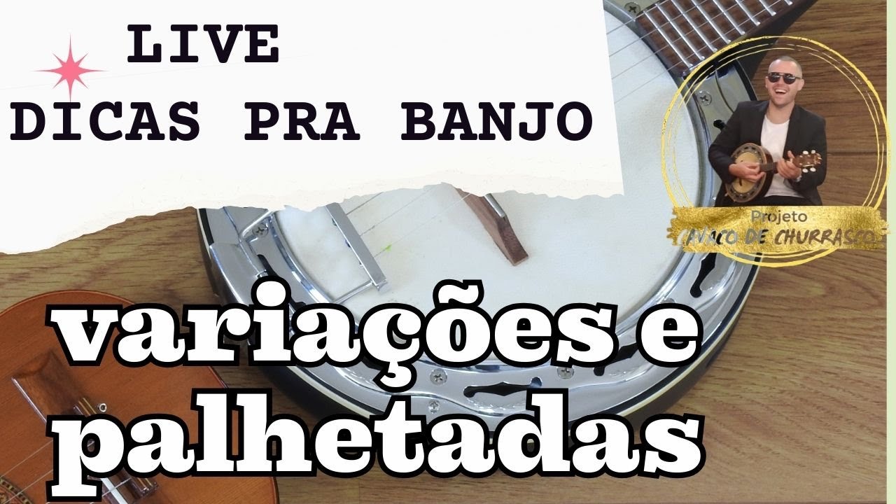 Técnicas de Palhetada no Banjo | Variações, Arrastadas e Groove no Samba #banjoiniciante #banjo