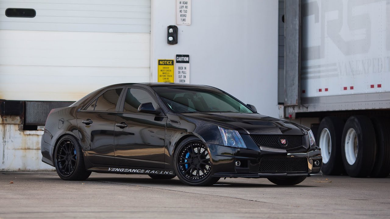 1,306whp NITROUS FED CADILLAC CTSV NOPOWER Walkaround and Idle YouTube