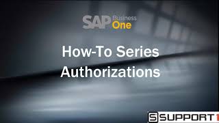 How-To Series:  Authorizations