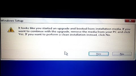[Solved] If looks like you started an upgrade and booted from installation media