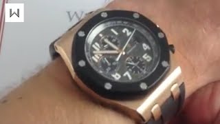 Audemars Piguet Royal Oak Offshore "Rubber Clad" 25940OK Luxury Watch Review