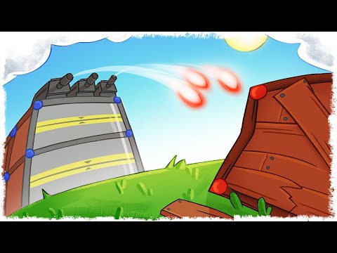 Видео: 3 ПУШКИ ЛУЧШЕ 1!!! БАШНИ С ФИЗИКОЙ В FORTS!!!