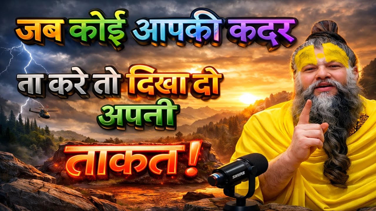 जब कोई आपकी कदर न करे तो दिखा दो अपनी ताकत। Premanand। प्रेमानंद सत्संग।