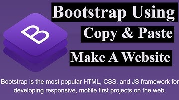 Bootstrap Using Copy & Paste HTML5 and Make A Website | Bootstrap Bangla Tutorial | design | Part 3