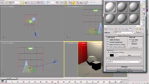 03 03  Applying a raytrace reflection map to a standard material