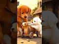 Emotional Animal Story 🐶 Brother’s Love for Sister #shorts #puppy