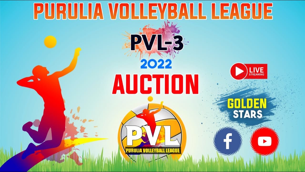 PURULIA VOLLEYBALL LEAGUE , PVL 3 , AUCTION