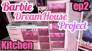Barbie DreamHouse DIY Project ep2 Barbie Movie Kitchen