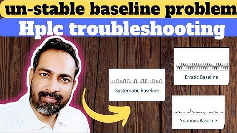 hplc troubleshooting shooting | baseline se problem ka andaza lagaen | Hindi