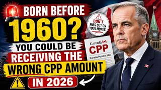 🚨 Born Before 1960 You Could Be Receiving the Wrong CPP Amount in 2026